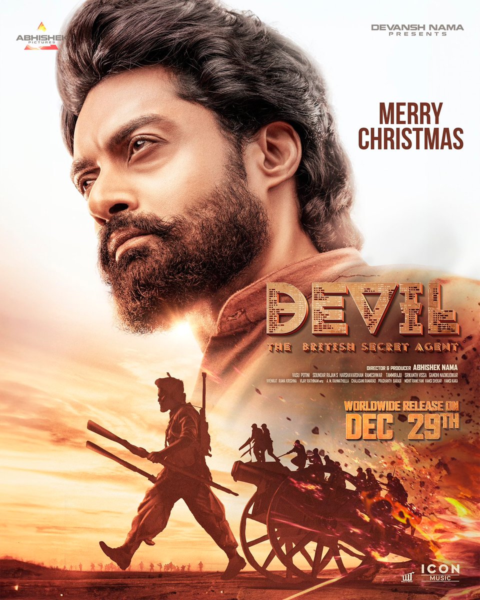 Nandamurifans's tweet image. We wish everyone a spytacular and #MerryChristmas 🎄

#Devil #DevilonDec29th @NANDAMURIKALYAN @iamsamyuktha_