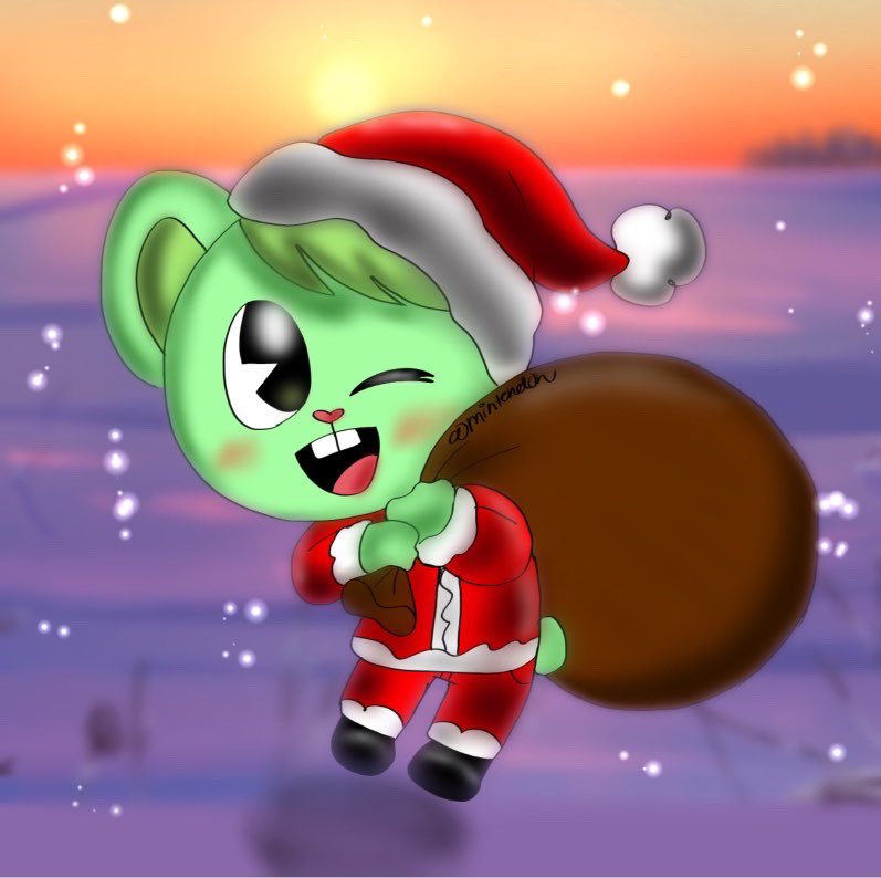 mintendoh's tweet photo. Merry Christmas!!! Here’s a cute drawing of Flippyson 🥺💕
#art #drawing #sketch #cartoon #lineart #happytreefriends #artist #oc #htf #htfoc #happytreefriendsoc #flippy #discobear #pop #pophtf #cubhtf #htfandom #fanart #flippy #Flippyson https://t.co/2vKxSqcEgZ