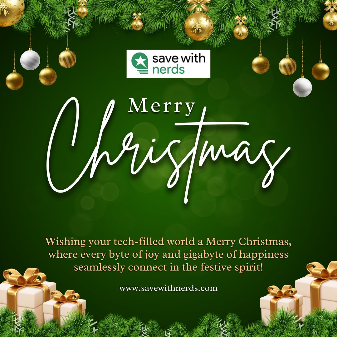 savewithnerds's tweet image. &quot;May your holiday season be merry and your gadgets be charged! 🎅🔋 #ChristmasTechMagic&quot;

Read More : (savewithnerds.com)

#savewithnerds #technology #christmas #christmasdecor #christmasmood #christmasparty #christmasgifts #christmas2023
