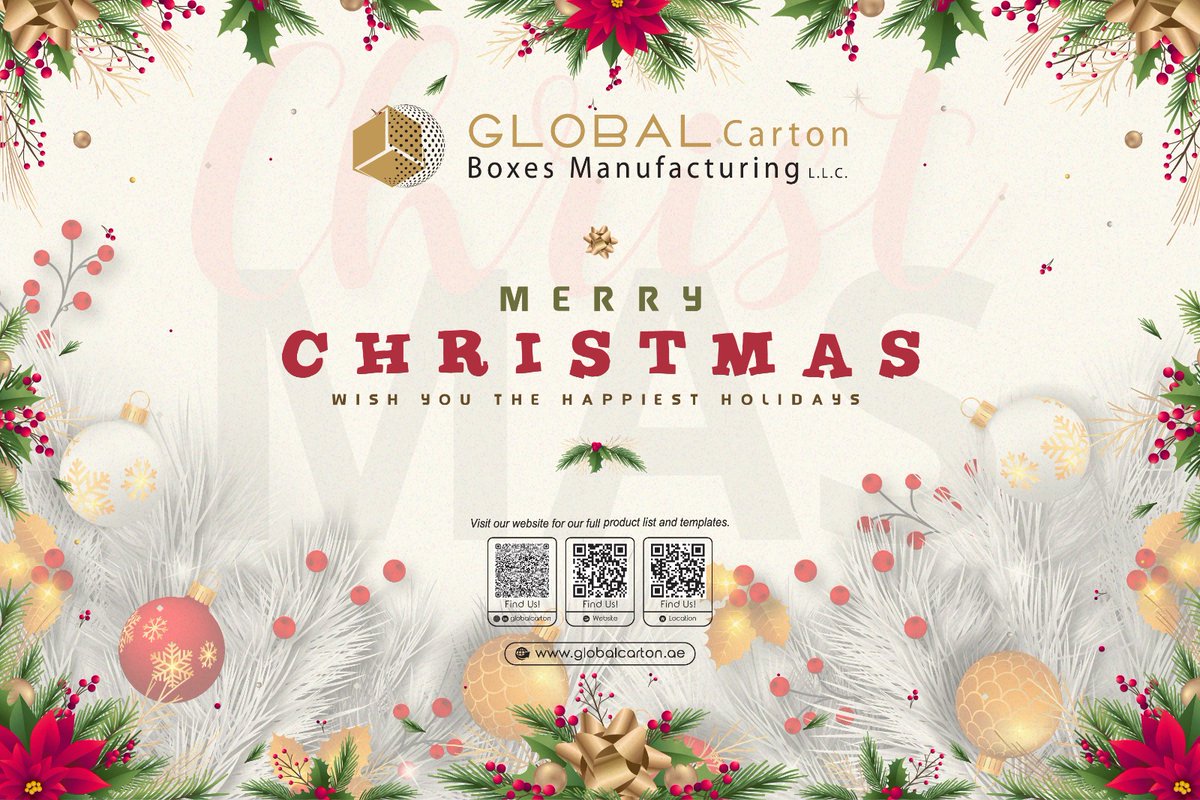 GlobalBoxes's tweet photo. For More Enquiry Contact Us
📨 info@globalcarton.ae
☎ +971 6 746 11 66
🌐 https://t.co/UY7UUBWEnR

#global #globalcarton #corrugatedbox  #offset #beautiful #uae #ajman #dubai #abudhabi #uae🇦🇪 #dubai 
#dubaichristmas #expocity #wintercity #xmas #xmastree #santaclaus #reindeer https://t.co/x1ZcaCoXiF