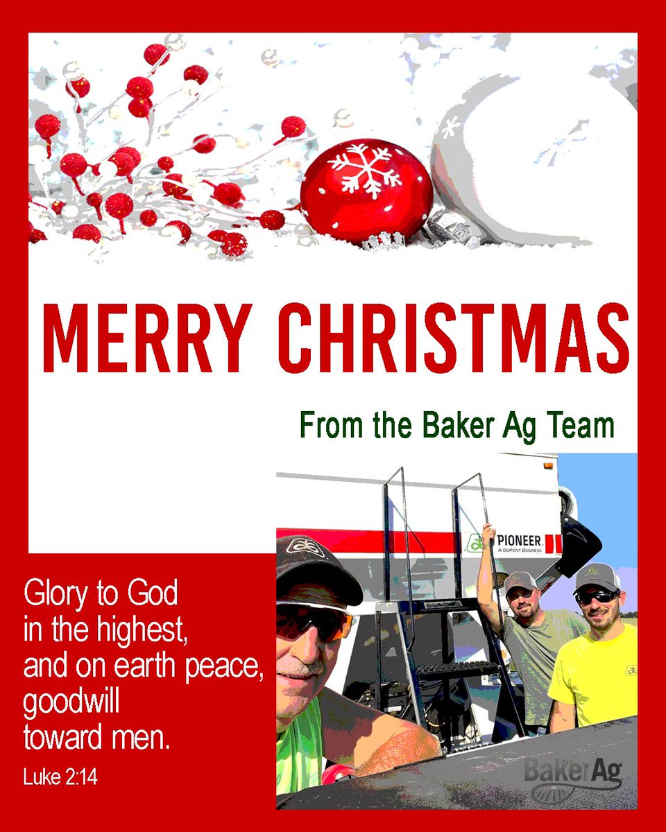 bakeragservices's tweet photo. #JesusIsTheReason4TheSeason🎄 #bakerag #PioneerSeeds #Plantpioneer https://t.co/jtjBGK5lAK