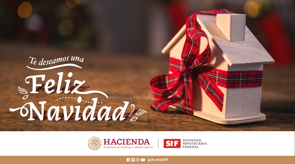 SHFoficial's tweet photo. A las familias mexicanas les deseamos una feliz Navidad.
#SHF #EcoCasa #SeguroSHF #FOVI #TuAsesorSHF
#desarrolladoresdevivienda #desarrolladoresinmobiliarios #ViviendaAdecuada
#FelicesFiestas #Navidad2023 #Diciembre https://t.co/thTZ53p8SU
