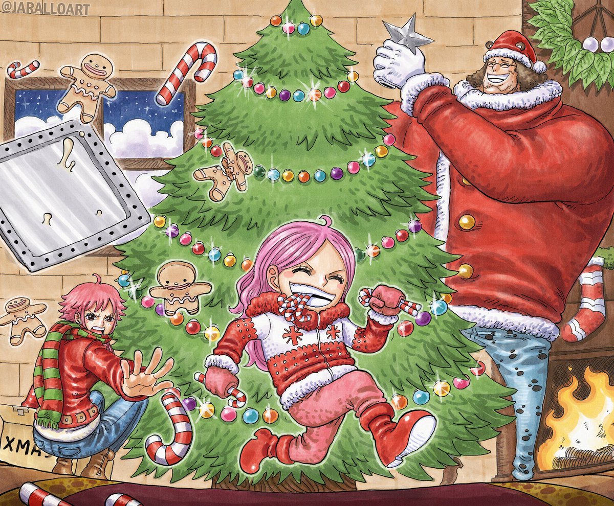 hakinomaho's tweet photo. Joyeux Noël à tousss 🎄🎁🍾🫶🫶🫶 #MerryChrismas2023 
#lamourtriomphetoujours❤️
#ONEPIECE https://t.co/NIZFL0vk78
