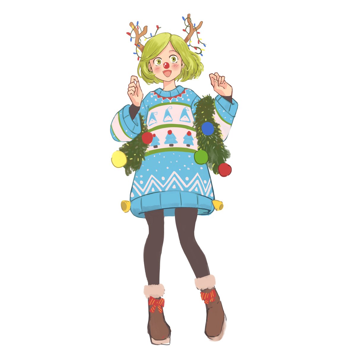 XiiiCaelum's tweet photo. Merry Christmas!
#Δ帽子 https://t.co/yq2hUkzgcx