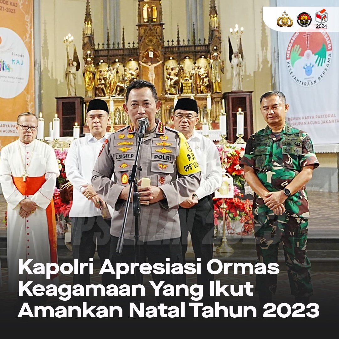 CPolri's tweet photo. Kapolri apresiasi ormas keagamaan yang ikut https://t.co/8qYAdwvTOX