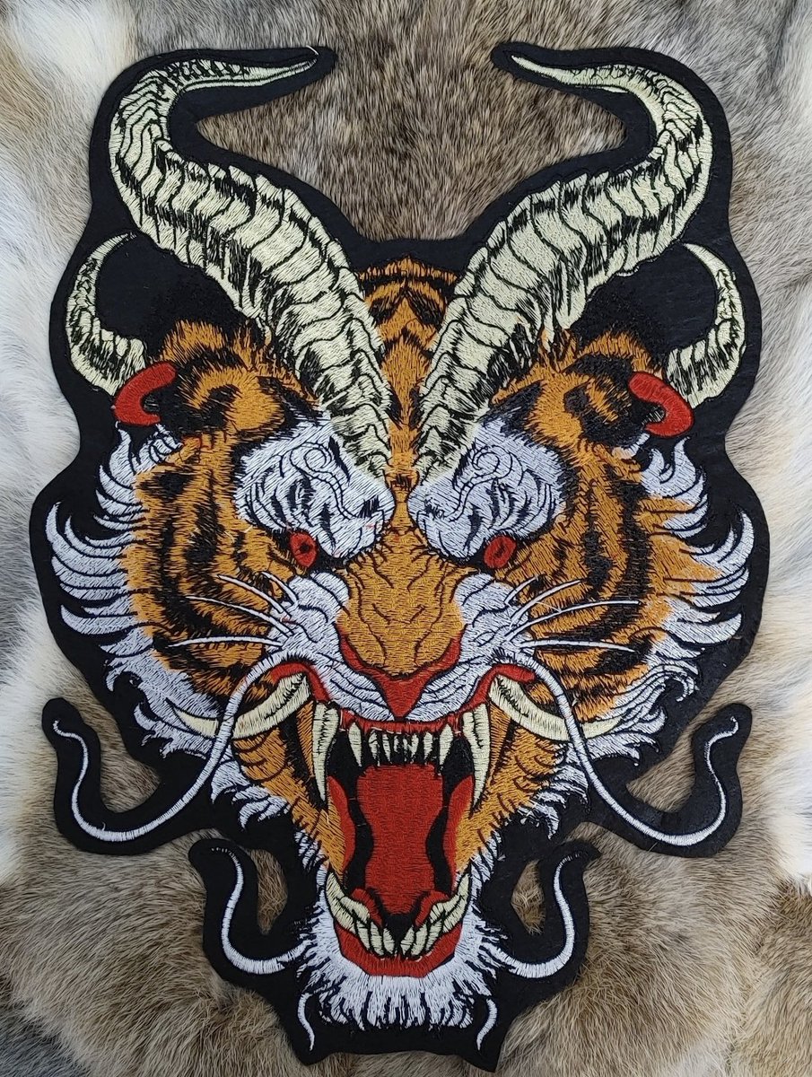 Check out this badass patch I just got I’m going to see if I can do something with it on my Viking Tiger Sword mod… like if I can wrap it around the scabbard I will lol badass