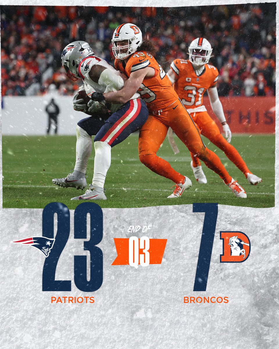 Broncos's tweet photo. After three. https://t.co/23AuxkMsLo