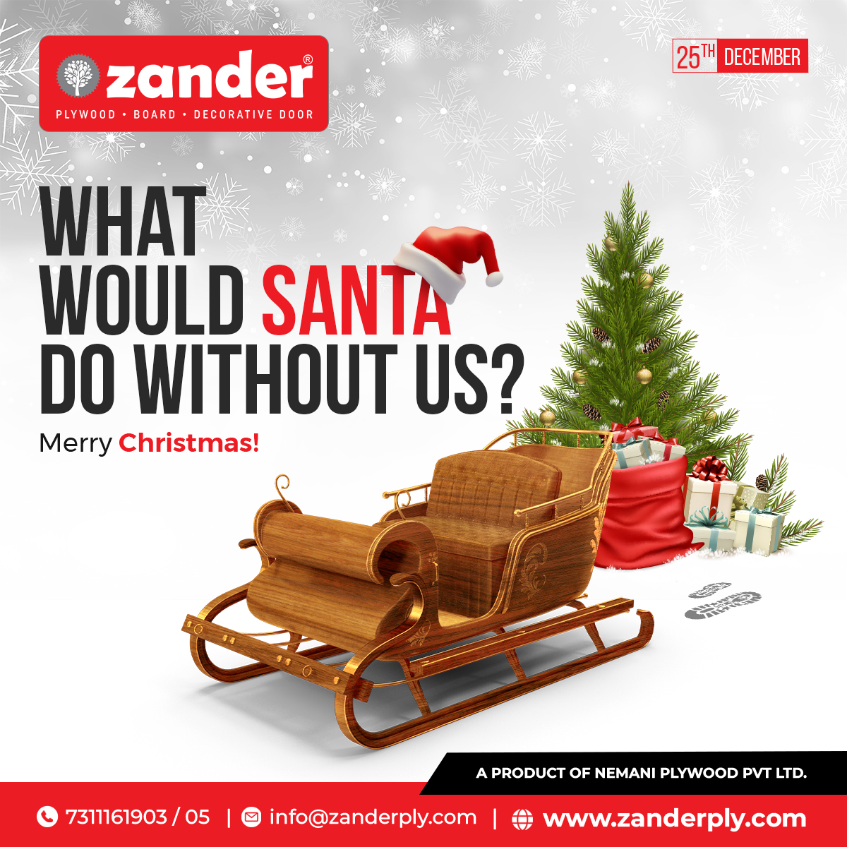 zander_ply's tweet photo. Imagine a world without the perfect wooden sleigh – thanks to our craftsmanship, Santa glides smoothly through the night. 𝐌𝐞𝐫𝐫𝐲 𝐂𝐡𝐫𝐢𝐬𝐭𝐦𝐚𝐬!

#Christmas #Christmas2023 #Christmastree  #Christmasgifts2023 #Christmasdecorations #ZanderPly #Plywoodmanufacturer https://t.co/memFwl5IXu
