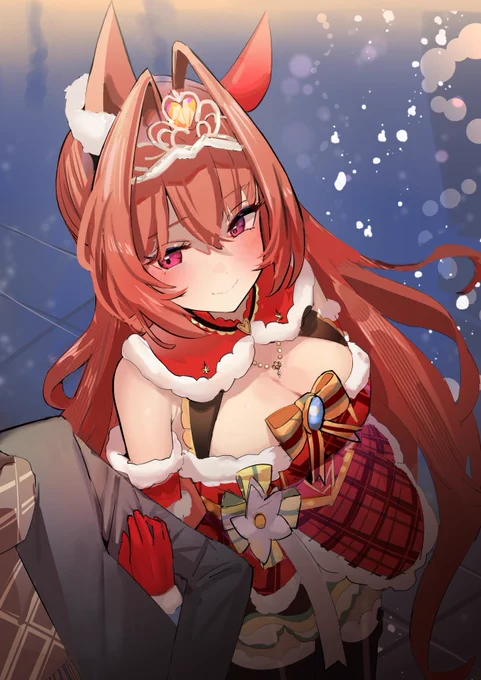 #ウマ娘「レースもおわったし、今はあんただけのサンタになってあげるエスコートしてね」今年の総決算もおえてクリダスカと帰ろう 
