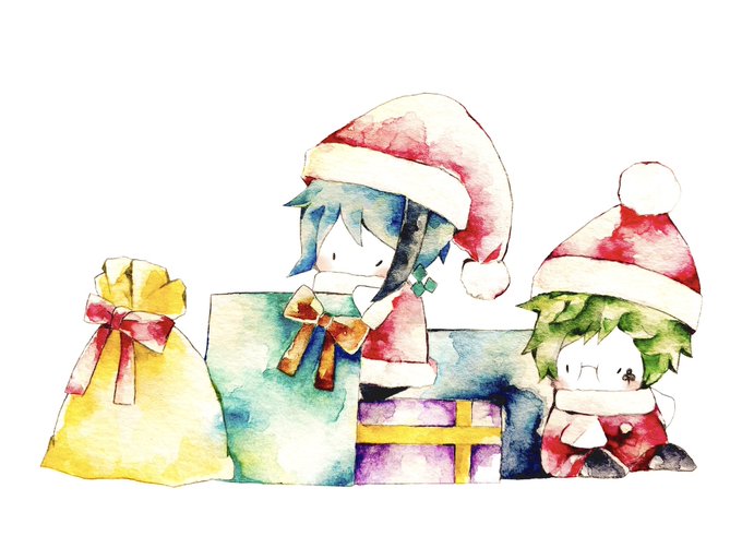 「gift box santa costume」 illustration images(Latest)