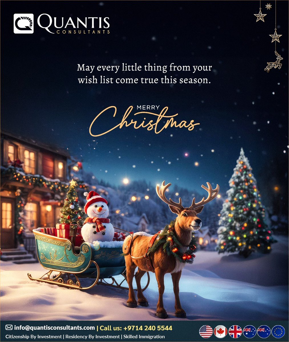 QuantisUAE's tweet image. May this season wrap up every wishlist item with a bow of joy and deliver it to you. 

Merry Christmas! 

#QuantisConsultants #MerryChristmas #Celebrations #SantaClause #Gifts #WinterSeason #Snow #JingleBells #Happiness #Joy #December #MagicSeason
