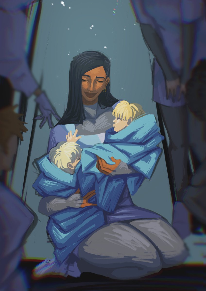 poyopoppin's tweet photo. nativity scene #trigun https://t.co/J0RBLsEXLn