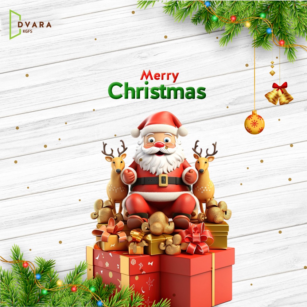 DvaraKGFS's tweet photo. From #DvaraKGFS, a heartfelt  wish filled with the warmth of hope and opportunity. May this season inspire us to share our blessings and create a world where everyone can thrive. #MerryChristmas!
#HappyHolidays #SharingTheLight https://t.co/XmqHazGOIE