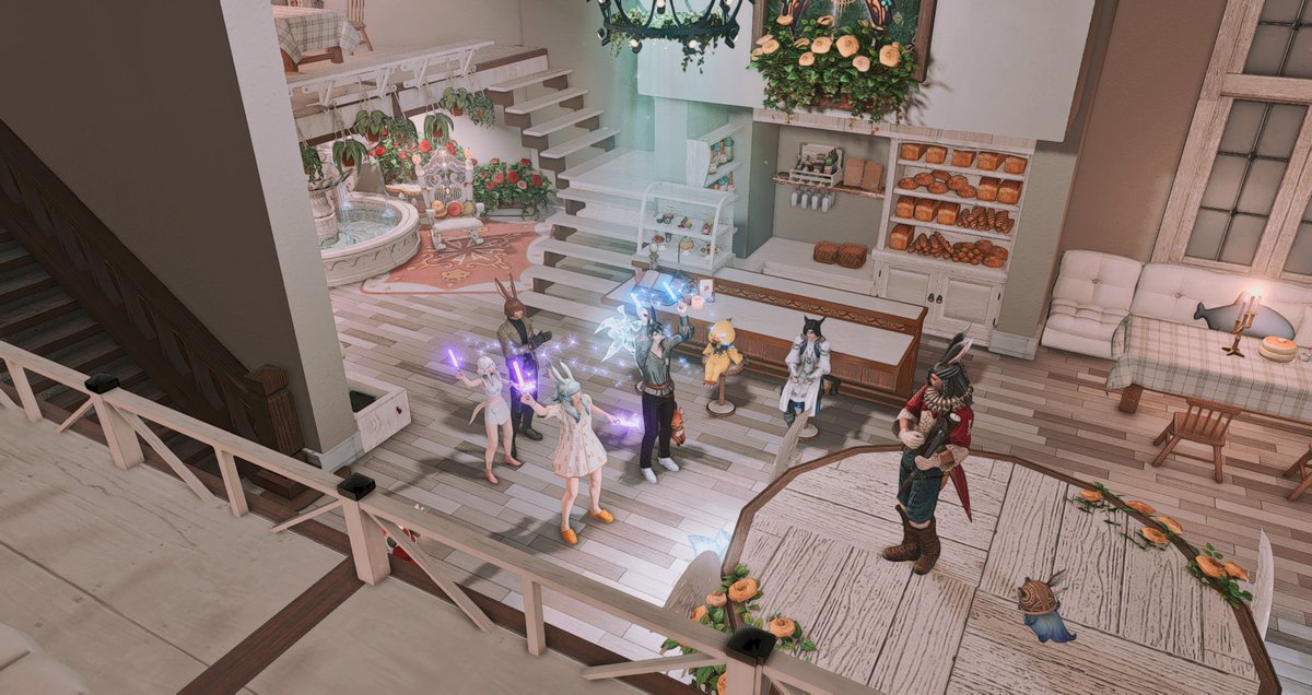 ffxiv_nugget's tweet photo. Vibed to the crowd at Angel's Cafe! Hosted by @requiemofangels  which is an FC, the cafe was decorated with an angel theme in mind! Angelic delicacies can be purchase to further elevate your experience!

Website: https://t.co/pRrV4tkYZS
#angelscafe

Tonberry, Empyreum W13 P26 https://t.co/mJnkOeVEYs
