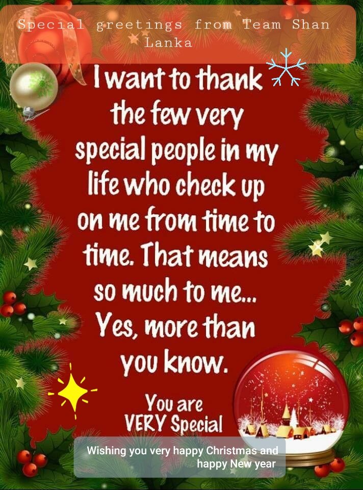 WithRukmal's tweet image. Season Greetings from Team Shan Lanka.