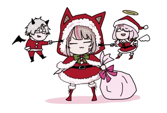 いいむの脳内でいいむを馬鹿にしてくるイマジナリーずし(クリスマスver)