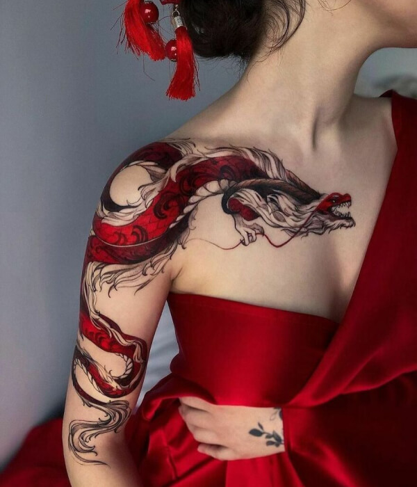 25 Mesmerizing Dragon Tattoo Ideas For Women: Unleash Your Inner Fire
.
.
rb.gy/2kog6p
#DragonTattoo #WomenInk