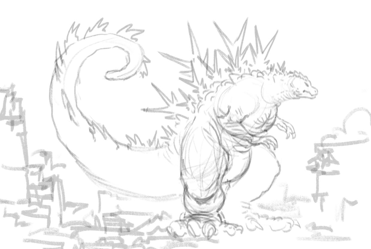 KaijuArtist (Commissions Open) on X: Minus one sketch from earlier in the  day t.coAjOpHa25Wm  X