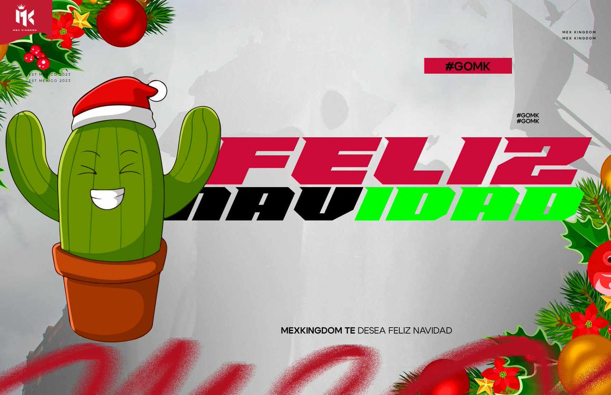 MexKingdomESP's tweet photo. Por parte de quienes conforman Mex Kingdom, les deseamos felices fiestas en compañía de sus seres queridos y amigos.🎄❤
@ECurgo
#GoMK 💚❤ https://t.co/6Gqw2AVUY1