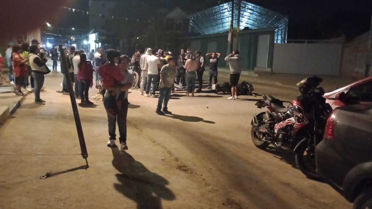 carretera a Viguera motociclista accidentado