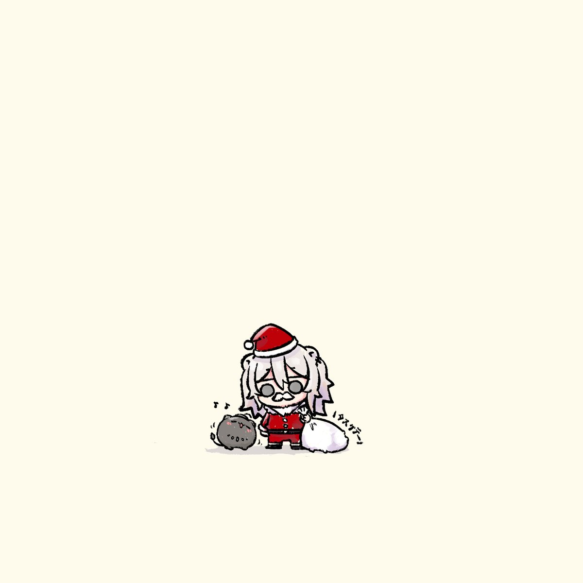 獅白ぼたん 「\ウィーウイッシュアメルクリスマス/#ししらーと 」|Misaネキのイラスト