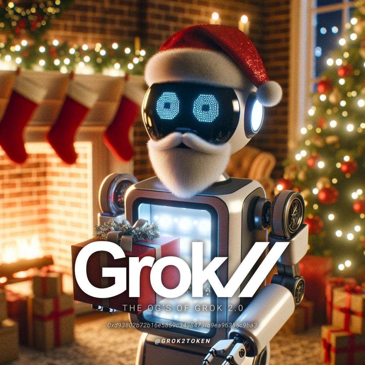 GROK2TOKEN's tweet photo. Merry Christmas, Grok2 Community! As we gather together to celebrate this joyous occasion, let us remember the spirit of Christmas – a time of love, joy, and gratitude.Together, we will make 2024 a year to remember, great achievements and a year that will shape our future. https://t.co/2BNcVzHCWb