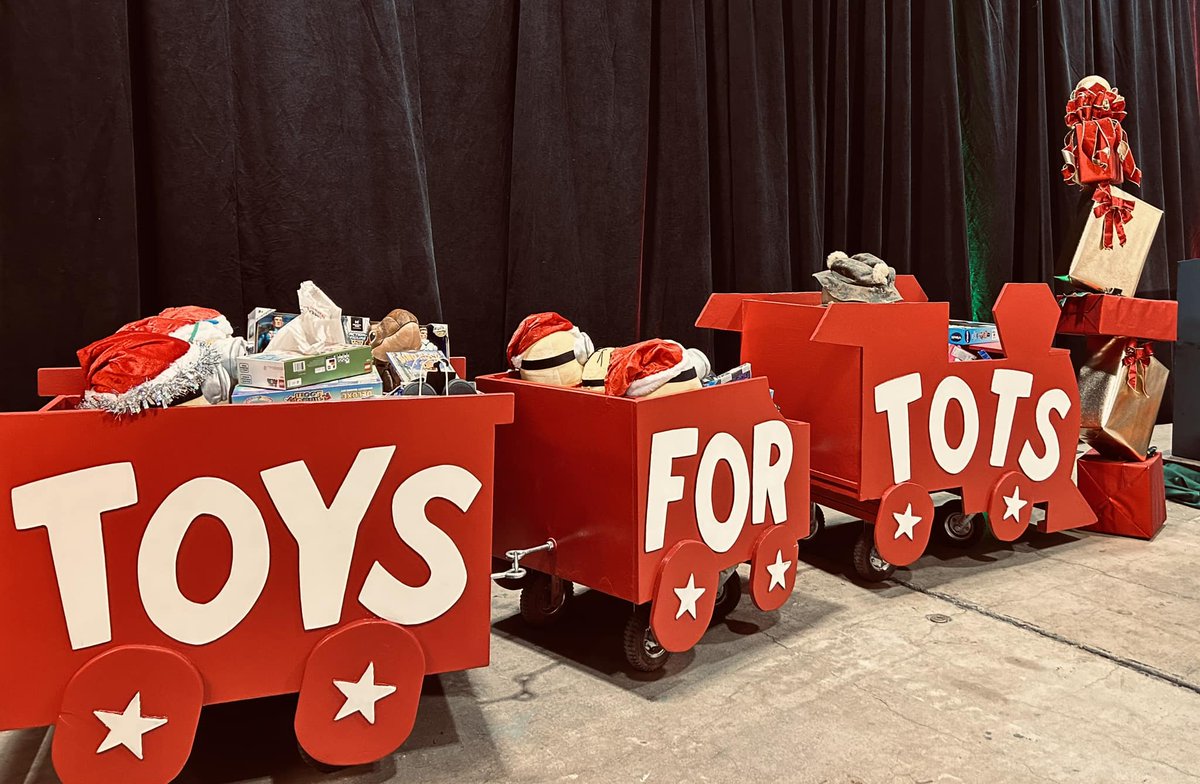 Our volunteers are so amazing!! Not only are they giving their time to the #NORADTracksSanta call center, but they are giving back in other ways with their generous donations of toys in the Marine Toys for Tots Foundation train.