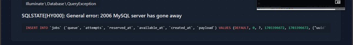 Like I thought I had seen it all until i got this bug error.

The server is on but it decided like not today and it left its work station.