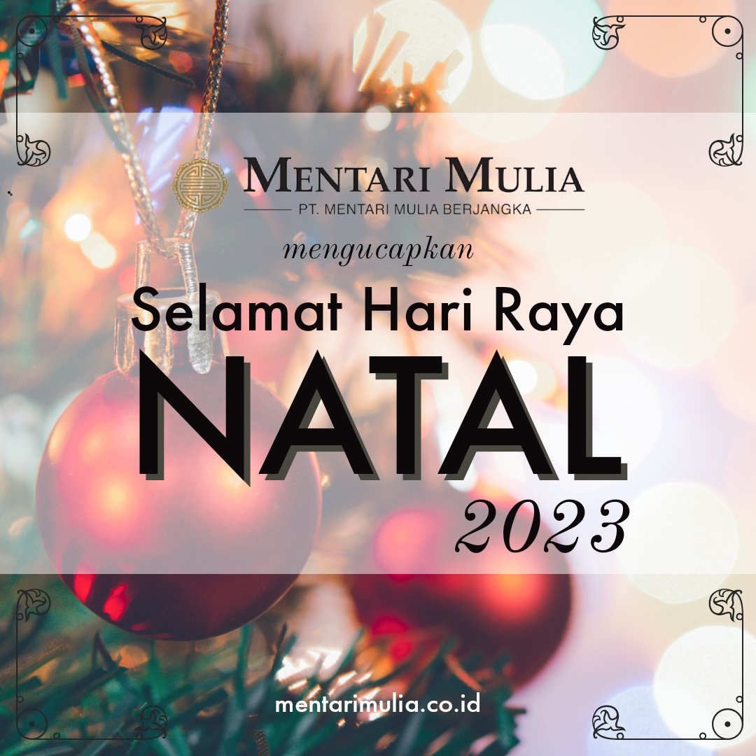 idmentarimulia's tweet photo. Selamat Hari Raya Natal 2023. Semoga damai Natal memberikan kebahagiaan dalam kehidupan. 

#natal2023 #harinatal https://t.co/4jdJLrLQ9U
