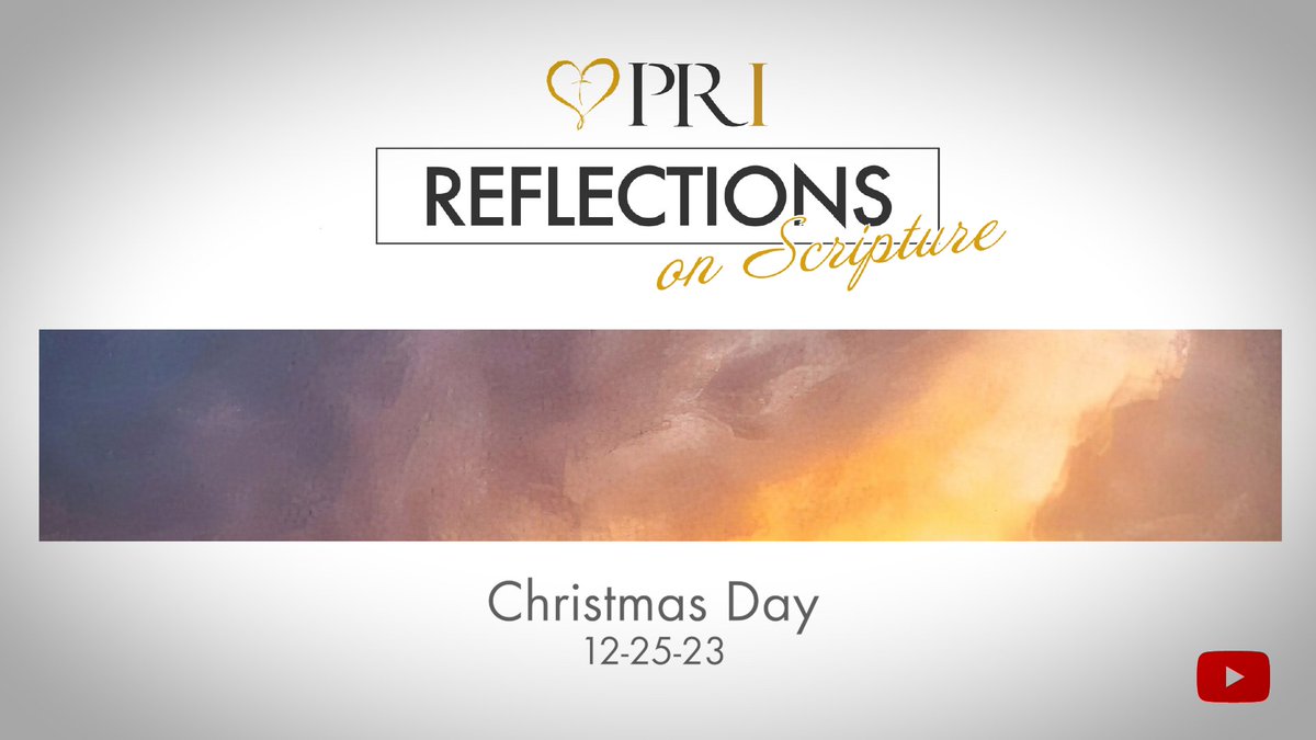 PRI_Indwelling's tweet photo. PRI Reflections on Scripture | Christmas Day

Join Msgr. Don Fischer as he delivers a short reflection on today’s gospel.

Watch the full version on our website:
https://t.co/7OD1SRACam

#CatholicDailyReflections #NewTestament #Gospel #DailyPrayer #Christmas https://t.co/YgrepU71tF
