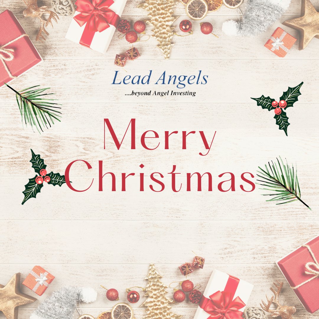 Lead_Invest's tweet photo. Wishing everyone a Merry Christmas from all of us at Lead Angels!
May this festive season bring joy, peace, and prosperity to you and your loved ones.
#MerryChristmas #SeasonsGreetings #LeadAngels https://t.co/PJlpzmW2Mu