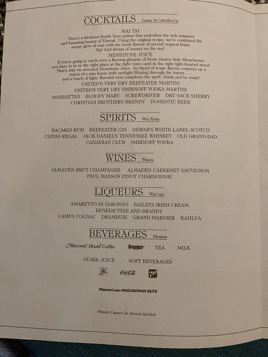 southern_lab's tweet photo. @united can you bring some of these GREAT meals back?? ✈️  First Class B747 service to HNL…. Polaris has nothing on this service! Caviar, roast beef cut right @ your seat, Dom Perignon…. https://t.co/T5X9XJyxk4