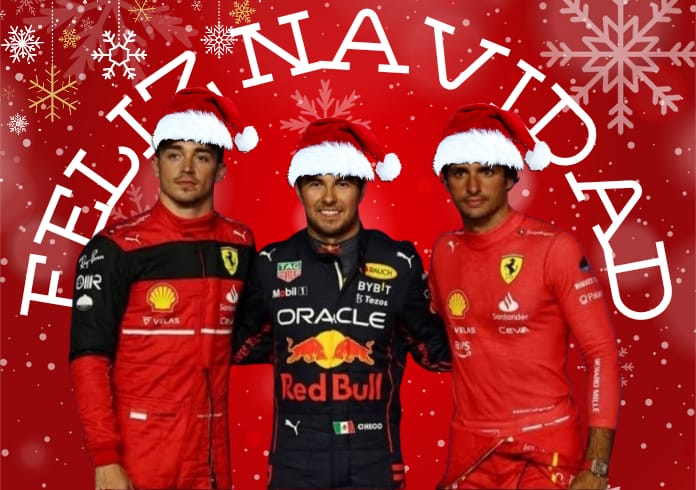 Oxcab's tweet photo. Feliz Navidad @SChecoPerez  de parte de Mi hija que es tu fan te hizo este foto montaje para felicitarte. #f1 #Formula1 #checoperez #redbull @redbullMEX @redbullracing https://t.co/p9vSKnDi6s