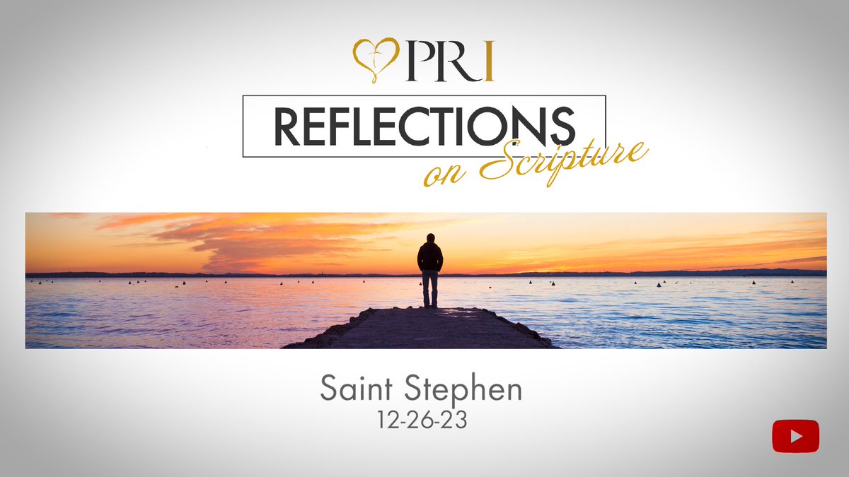 PRI_Indwelling's tweet photo. Reflections on Scripture | Feast of Saint Stephen, First Martyr

Join Msgr. Don Fischer as he delivers a short reflection on today’s gospel.

Watch the full version on our website:
https://t.co/7OD1SRB9ZU

#CatholicDailyReflections #NewTestament #Gospel #DailyPrayer #Christmas https://t.co/90MrGK2n61