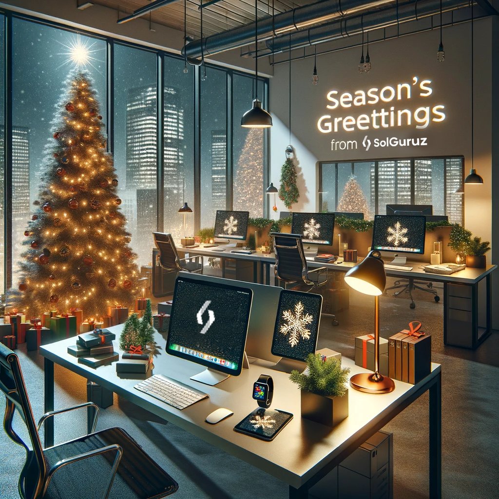 SolGuruz's tweet photo. As the bells jingle, SolGuruz is here to bring you the gift of AI-powered web and mobile app development.
๐ Merry Christmas! Let's celebrate a season of cutting-edge web and mobile app solutions.
#MerryTechmas #GenerativeAI #SolGuruz ๐ https://t.co/Wh4afPJL4w