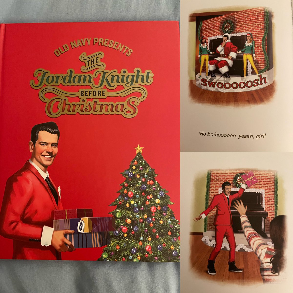 MichelleMacumbe's tweet photo. It’s #ChristmasEve w/ @jordanknight looking #OhSoChristmassy 😍 as #JordiClaus 🎅🏻&amp; reading #TheJordanKnightBeforeChristmas to-Knight🥰🎄💚❤️❣️ #MerryMerryChristmas &amp; #HappyHolidays ! #NKOTB #JordanKnight #JordanGirl #JK #MyFavoriteSmile #JordanVision #DecemberLove #MyFavoriteGuy https://t.co/eO3YkwTEyC