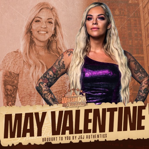 Welcome May Valentine to @wrestlecon