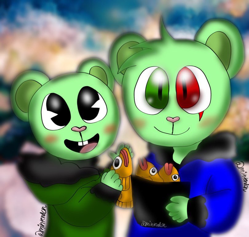 mintendoh's tweet photo. A gift for a dear friend on instagram!❤️ figured I’d post here!
#art #drawing #sketch #cartoon #lineart #happytreefriends #artist #oc #htf #htfoc #happytreefriendsoc #flippy #discobear #pop #pophtf #cubhtf #htfandom #fanart #flippyjr #Flippington https://t.co/ZmsVziEnCT