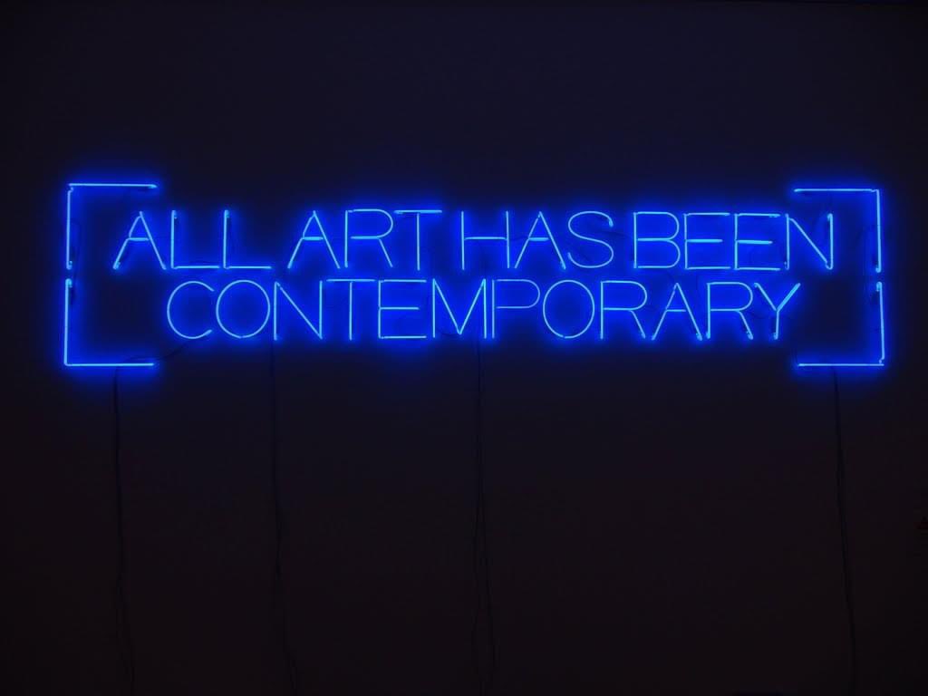 PanuBoonP's tweet photo. [All Art Has Been Contemporary]

“ศิลปะทั้งมวลล้วนแล้วแต่เคยเป็นร่วมสมัยมาก่อน”

เมาริสซิโอ นานุชชี (Maurizio Nannucci) https://t.co/JtkHDkUUr3