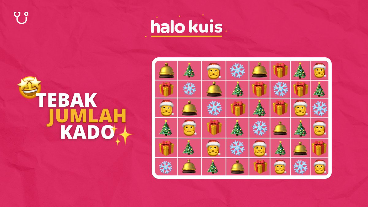 ⏰ GIVEAWAY TIME ⏰

Tebak jumlah kadonya dan dapetin hadiah GOPAY TOTAL 500RB 🎁‼️

Caranya:
- Reply jawabanmu di tweet ini
- Follow Twitter <a href="/HalodocID/">Halodoc Indonesia</a>
- RT, like, reply sebanyak-banyaknya di tweet Halodoc lainnya

Akun jangan digembok🔓
Periode s.d. 28 Dec 2023 (13.00 WIB) 🤩