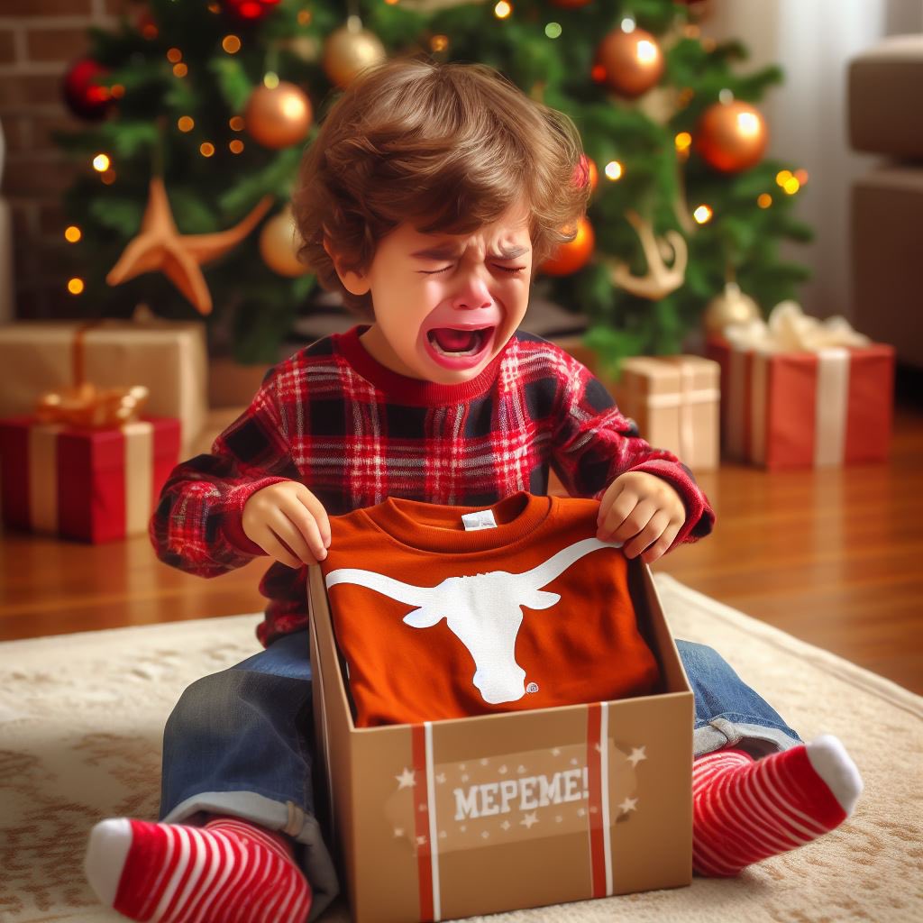 Hopefully no one’s Christmas is ruined like this poor kid’s