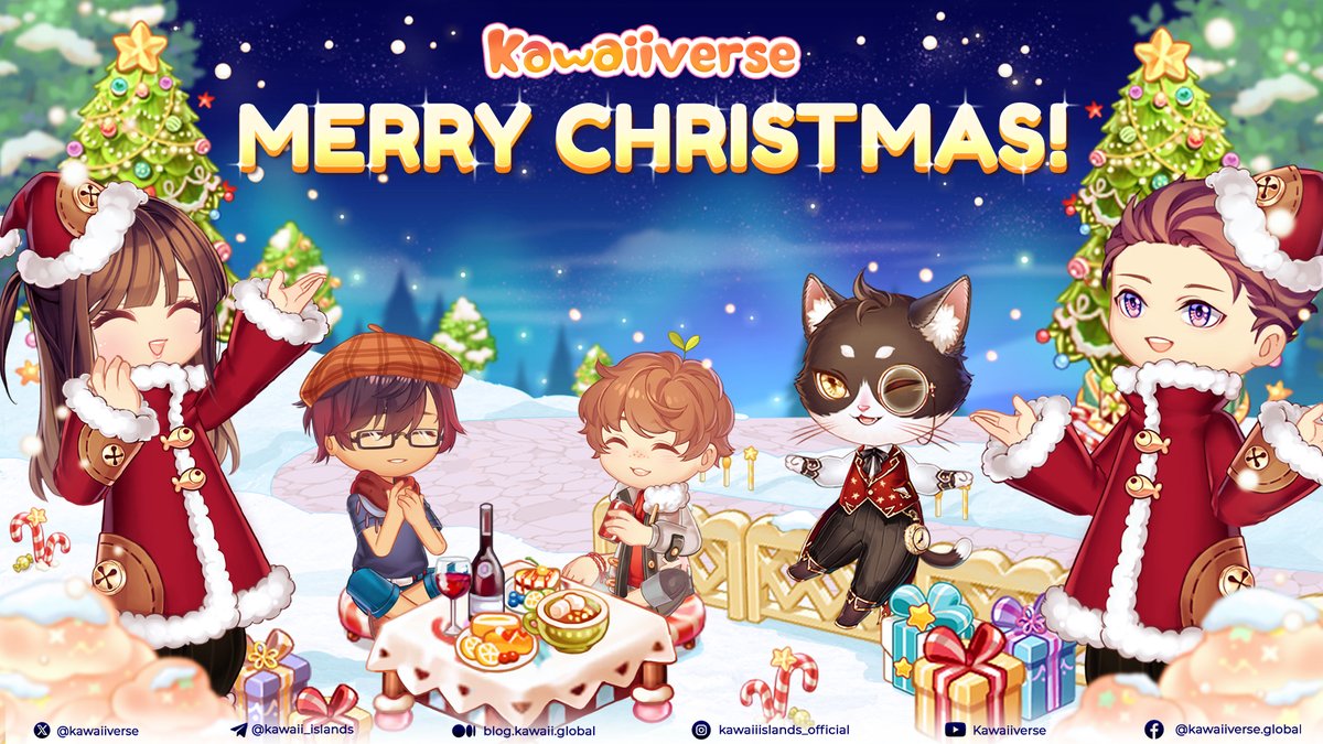 🎅Heartfelt Holiday Wishes to Our Wonderful Kawaiians!🎄 💌 Kawaiians, may your homes gleam with joy & laughter ring this #Christmas! ❄️ Wishing you a peaceful, merry season on Kawaii Islands. ⏰ Remember you have 1 day left to submit your 'Merry X-Mas theme' design! Community