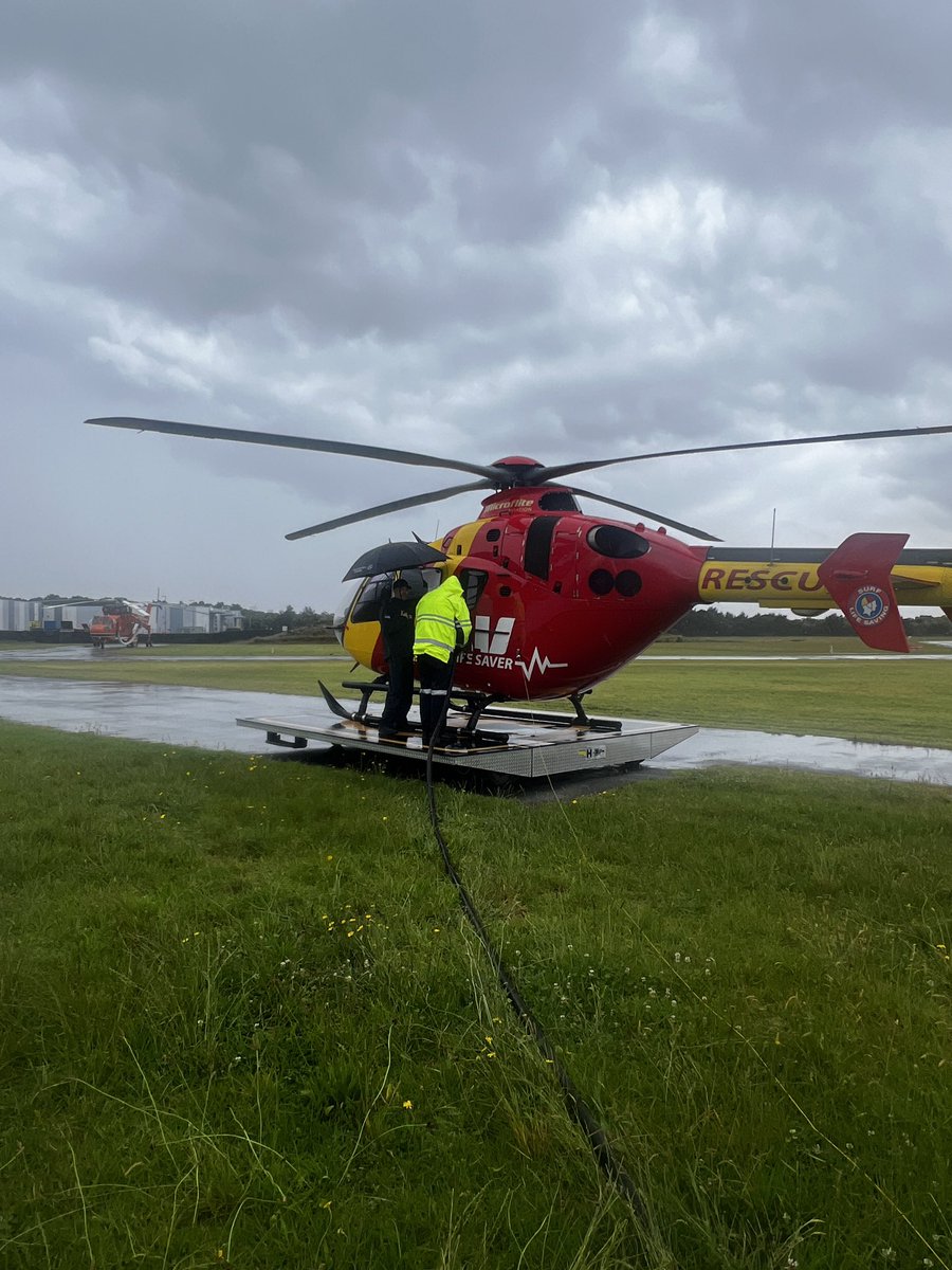 Whilst it’s not the greatest beach day the crew of #Lifesaver30 are on shift today and have already responded to a call on the Victorian coast