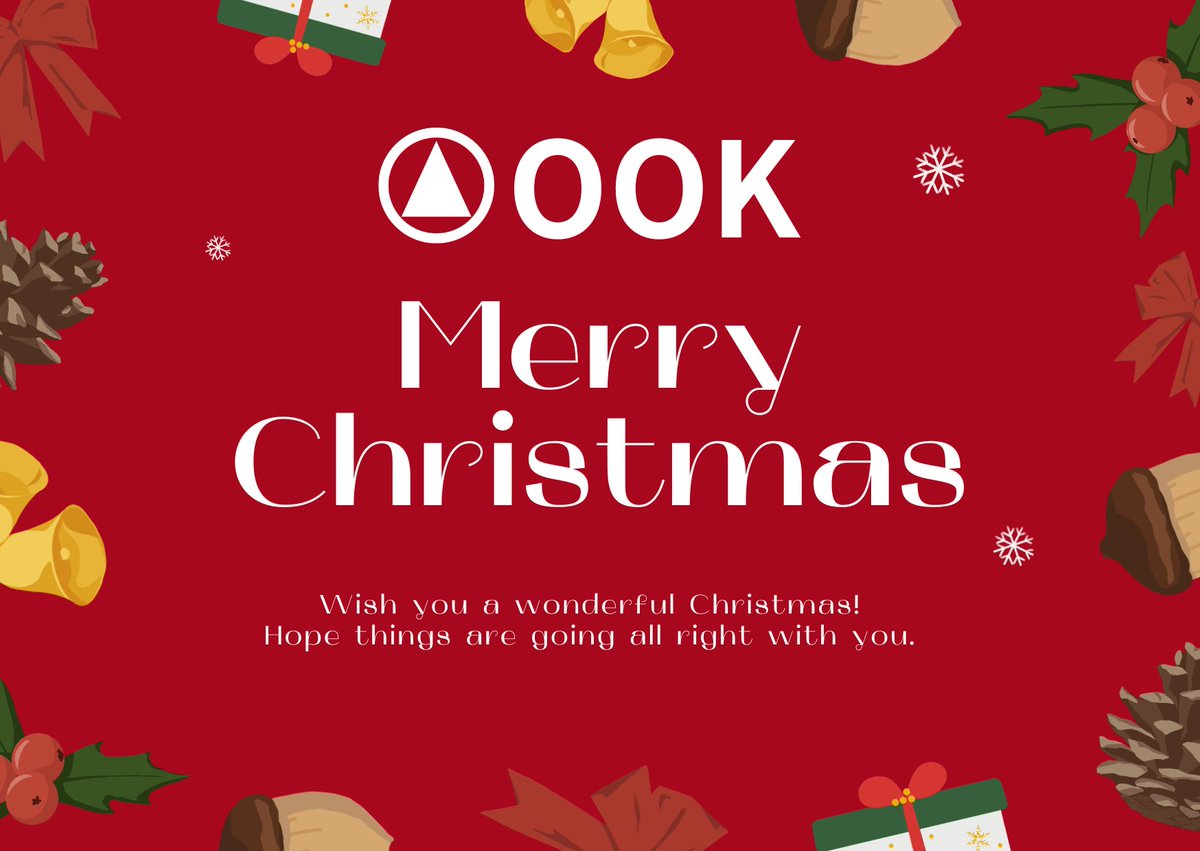 aook_new's tweet photo. Wishing you all festive and happy seasons greetings,  
from everyone at.

After Christmas, this week AOOK will launch a revolutionary rune market. Congratulations to $AOOK's 2,828 holders🎁🎁🎁

#avax #runes https://t.co/XPnc1fP78m