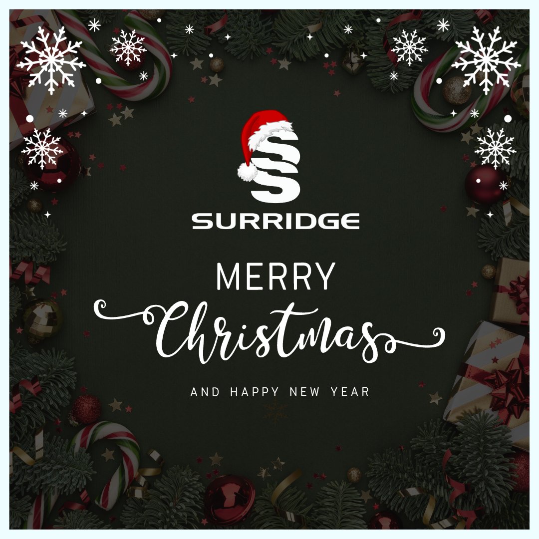 𝗠𝗘𝗥𝗥𝗬 𝗖𝗛𝗥𝗜𝗦𝗧𝗠𝗔𝗦 🎄

A Merry Christmas and Happy New Year from everyone at Surridge Sport ME.

Wherever you are this festive season, we hope you have an enjoyable day with family and friends.
⠀
We look forward to seeing you in 2024!
⠀
#SurridgeSportME