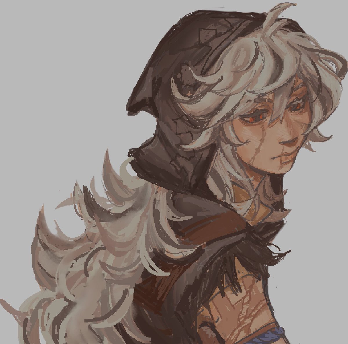 liyarts123's tweet photo. (17/77) razor! From now on i will be giving the characters head canons! #Genshinlmpact https://t.co/1A1nkwcjKj