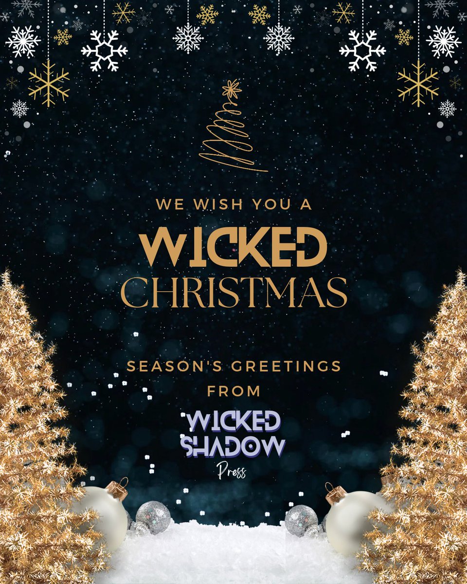 Wicked Shadow Press wishes all its readers, writers and well-wishers a Wickedly Merry Christmas! 
.
.
.
.
#christmas #christmasbook #christmasvibes #christmasbooks #christmashorror #christmastime