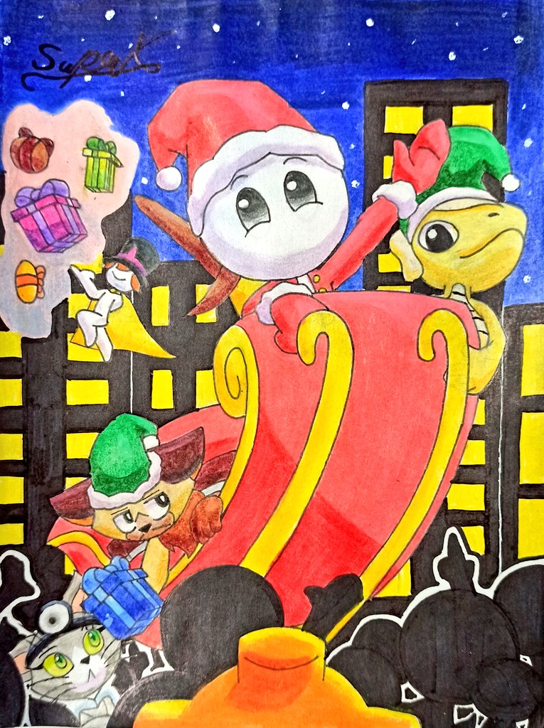 ImSuper_X's tweet photo. MERRY CHRISTMAS GUYYYSSSS!!!!! :DDDDD https://t.co/585aSCHGvR