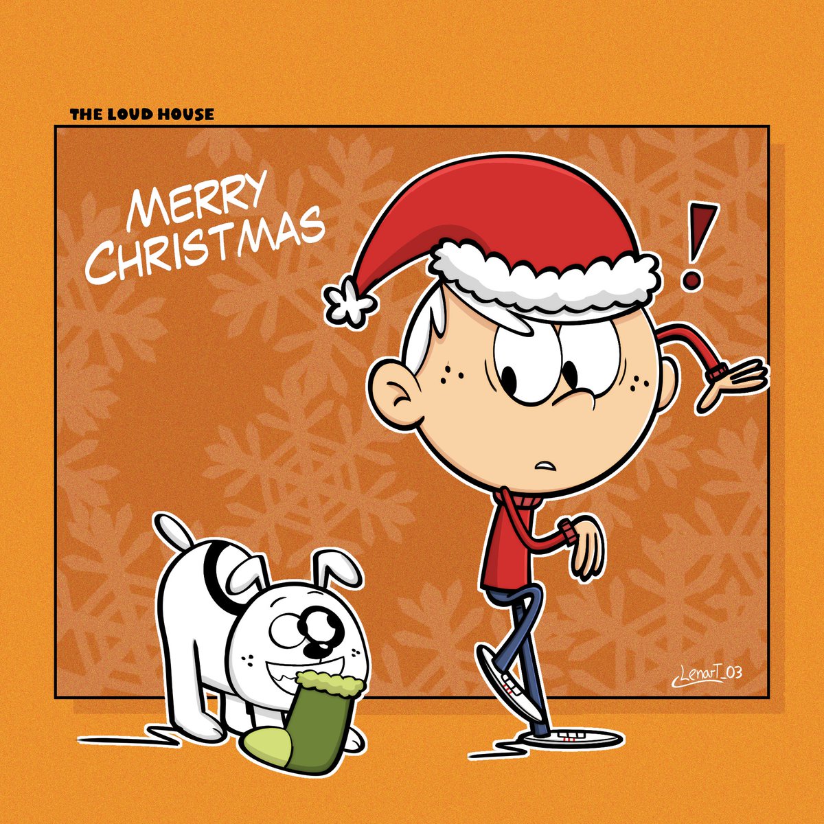 Merry christmas!! I hope you have a great time this day with your loved ones. It won't be such an elaborate drawing but I wanted to bring something. #TheLoudhousefanart #TLH #Loudhouse #LincolnLoud #MerryChristmas #MerryChristmas2023 #digitalart #DigitalArtist #fanart