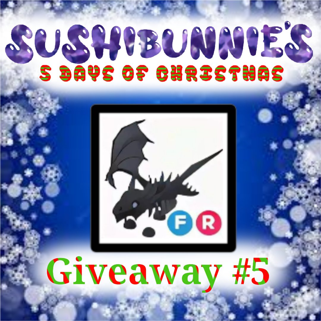 SushiTheBunnie's tweet photo. Day 5 Giveaway has Started!

Instructions on how to join are attached in the thread below 👇

This giveaway ends on December 25th. At 8pm EST!

This is the final giveaway for the 5 Days of Christmas but there will be some other ones in the future! So be sure to stick around! 👀 https://t.co/48MEiSwMQk